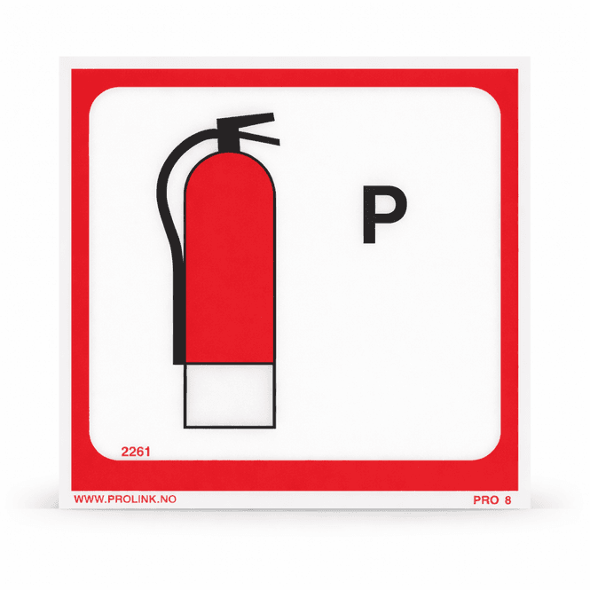 Hovedbilde Fire extinguisher - Powder (Pro 8)