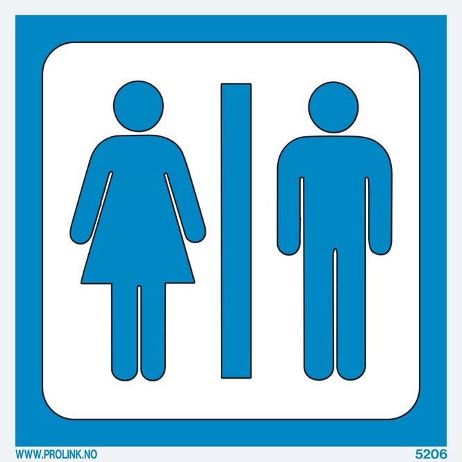 Hovedbilde Toalett unisex - PVC