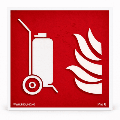 Wheeled fire extinguisher (Pro 8)