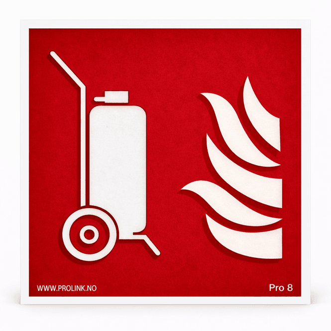 Hovedbilde Wheeled fire extinguisher (Pro 8)