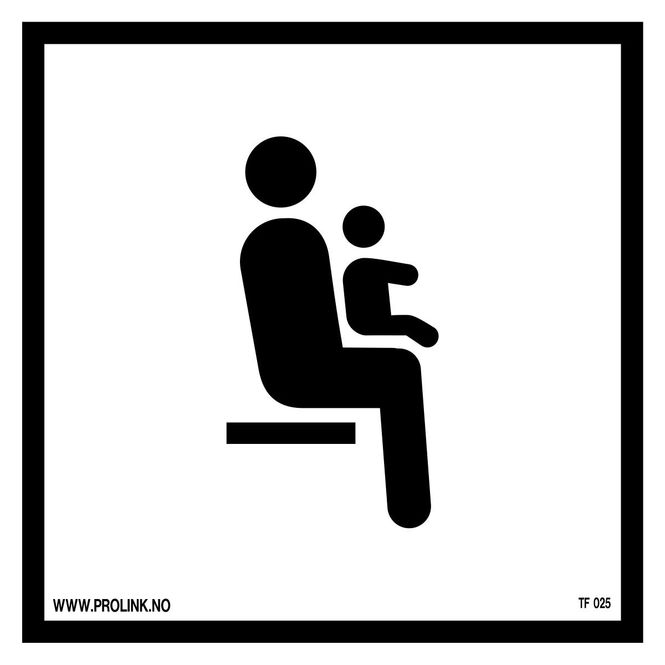 Hovedbilde Prioritert sete for personer med små barn - PVC