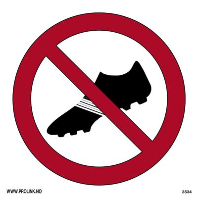 Fotballsko forbudt - PVC