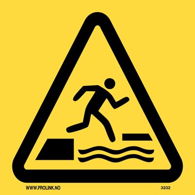 Fare for å falle i vann - PVC