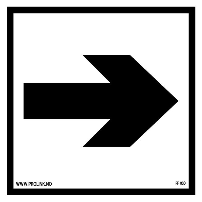 Hovedbilde Retningspil - PVC