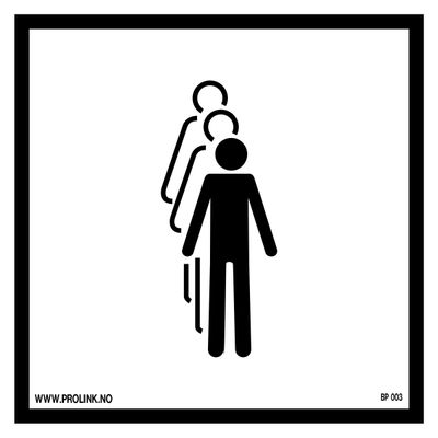 Kø eller linje (enkel) - PVC