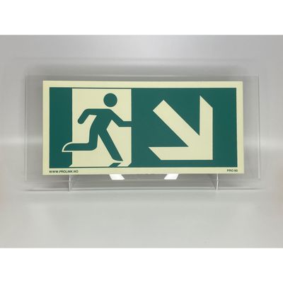 Markeringsskilt i akryl - ensidig - 10 meter