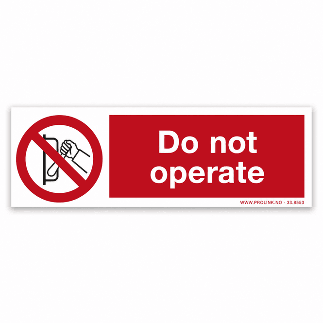 Hovedbilde Do not operate